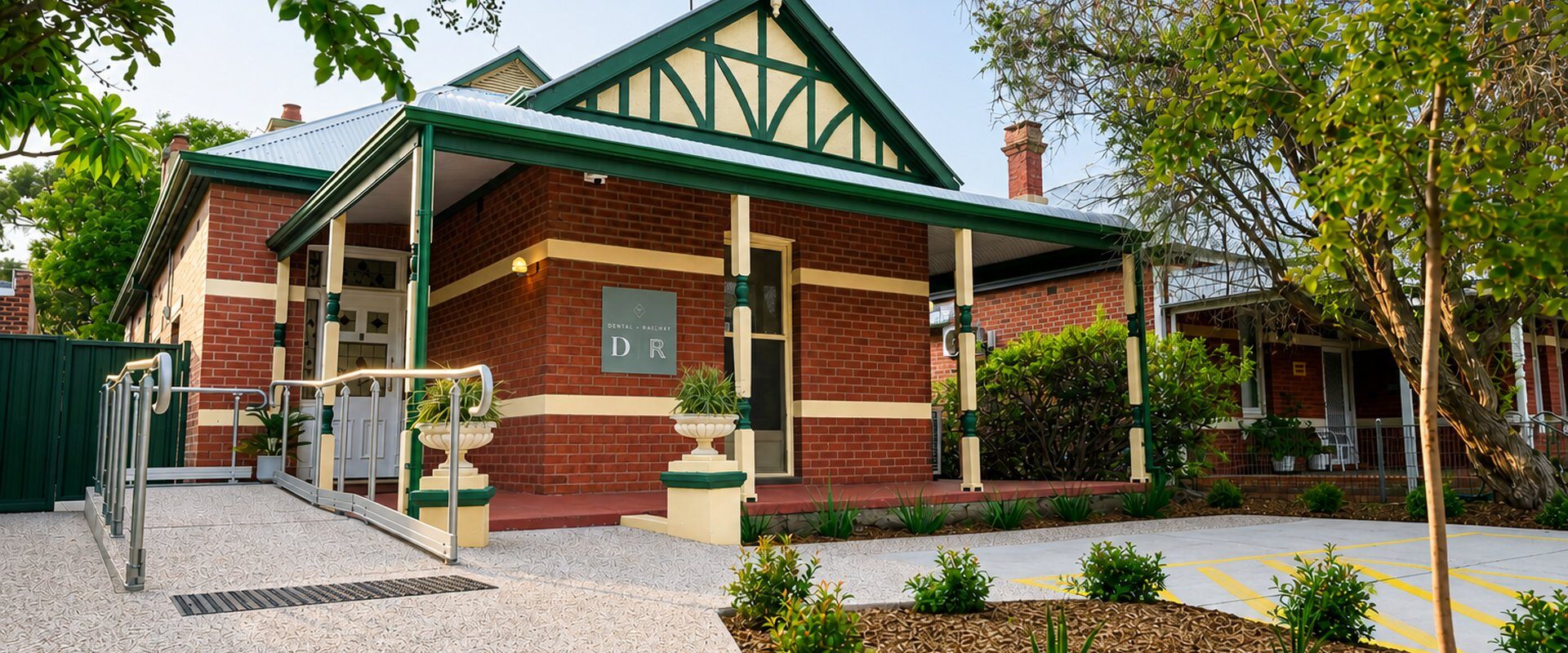 Dental On Railway heritage practice exterior at 57 Railway Parade, Mt Lawley